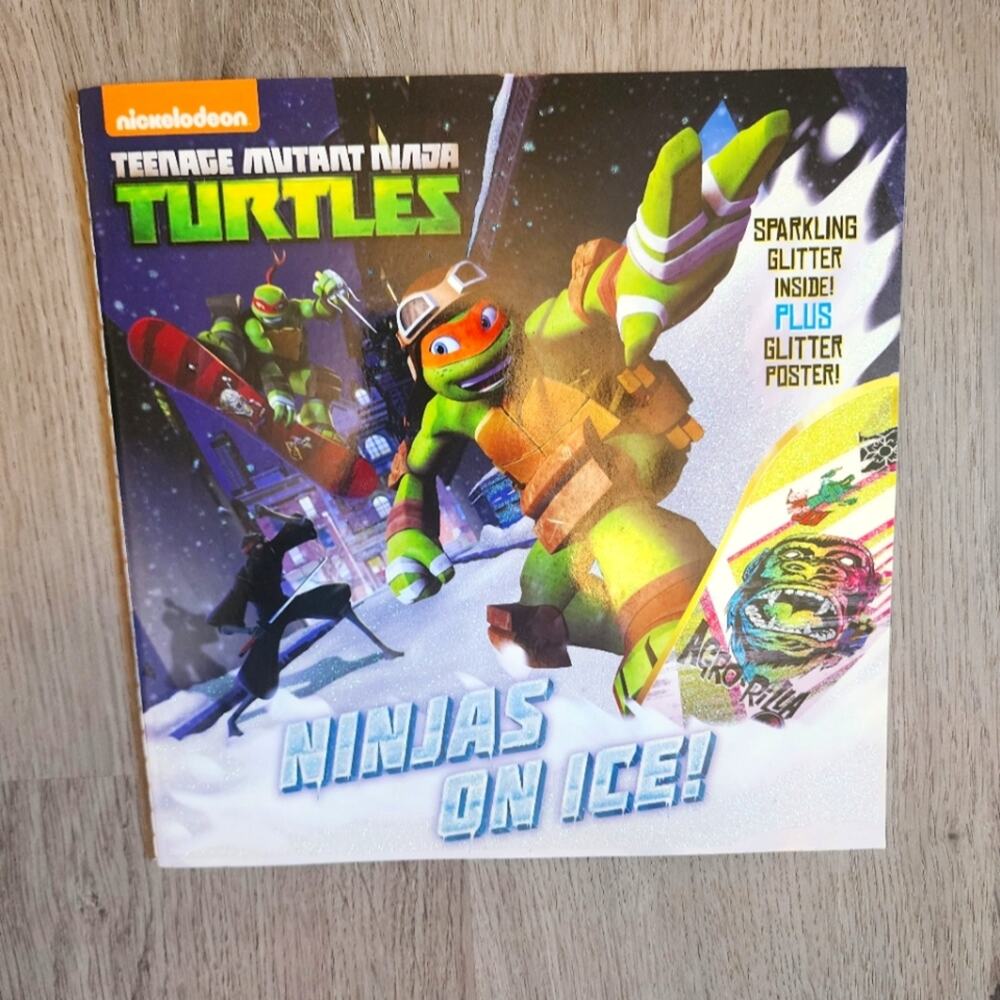 Teenage Mutant Ninja Turtles: Ninjas on Ice Children's Illustrated Fiction Book